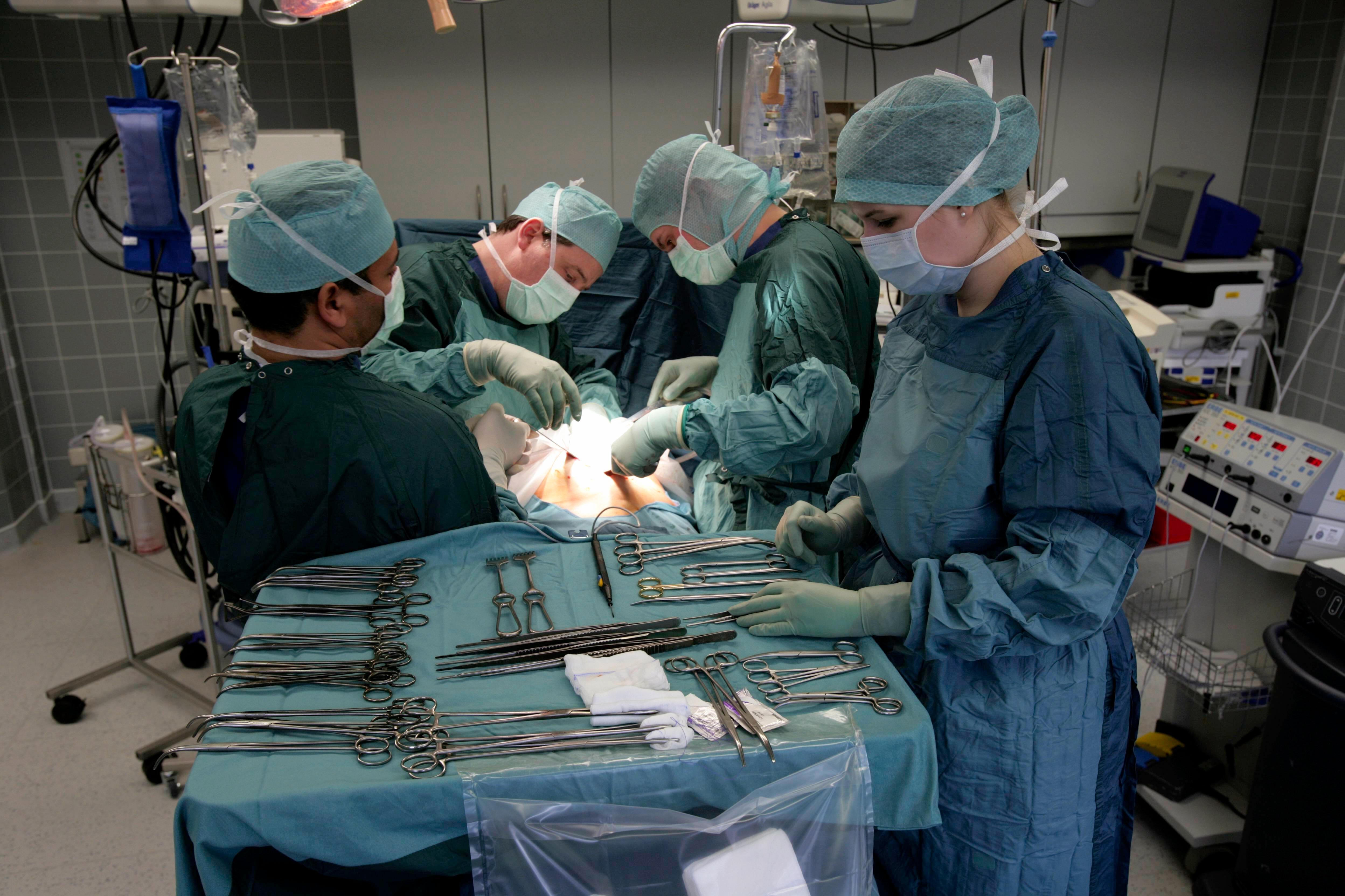Blick in den OP-Saal