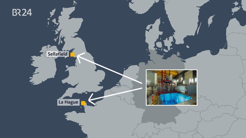 Erklärvideo: Die Wege des deutschen Atommülls | Bild: BR Erklärvideo: Die Wege des deutschen Atommülls