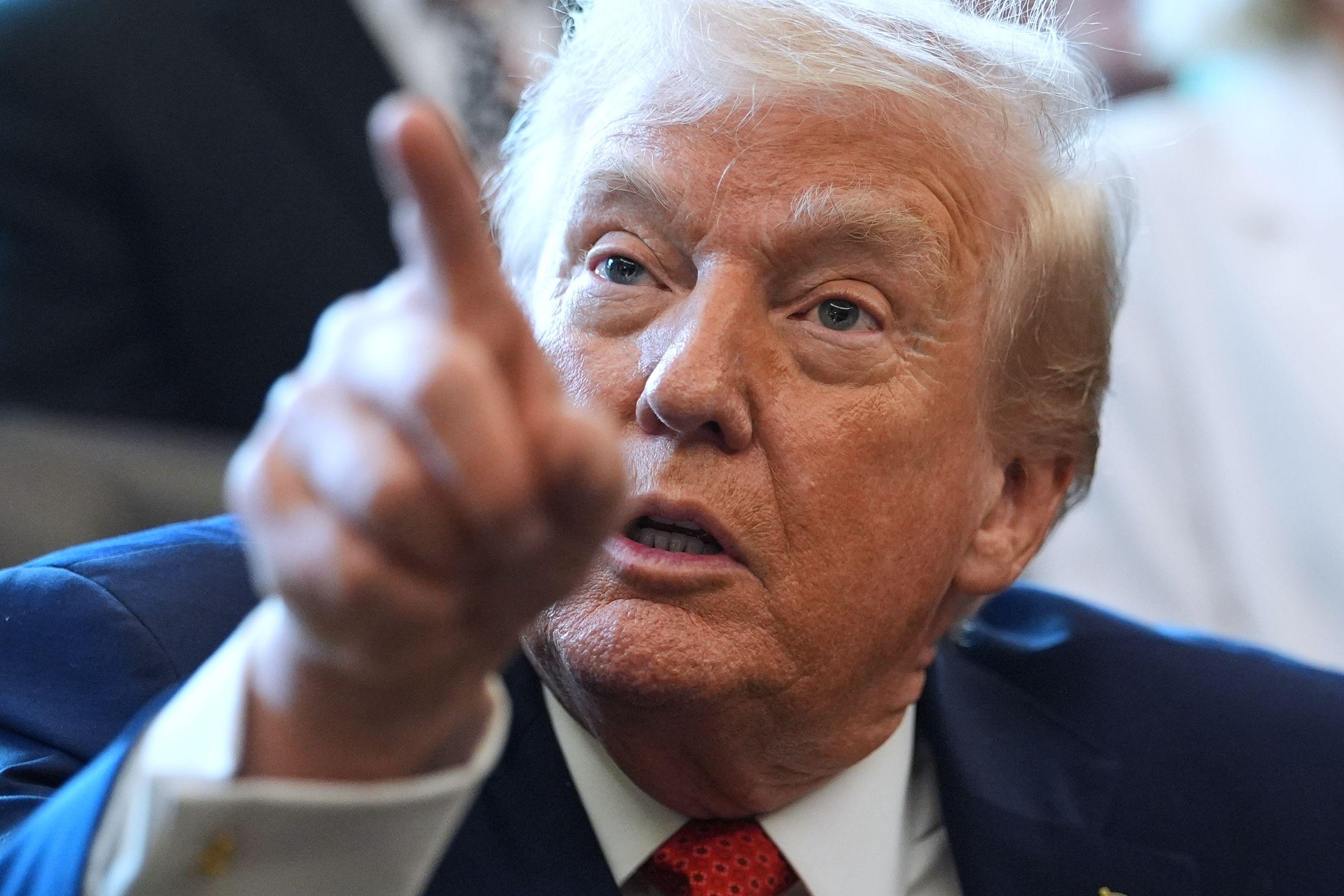 US-Präsident Donald Trump Ende 2025