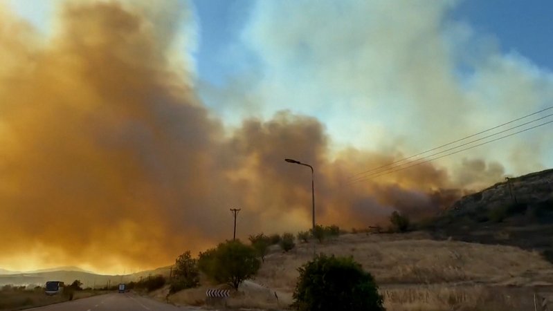 Im Video: Brände in Griechenland unter Kontrolle