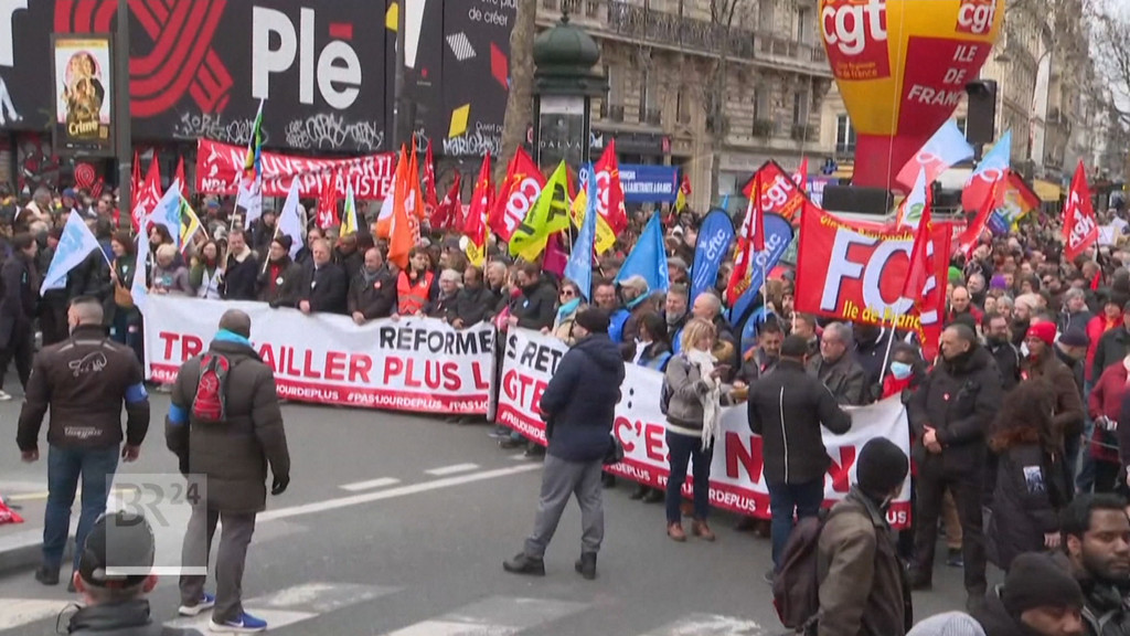Demonstration in Paris | Bild: BR Demonstration in Paris