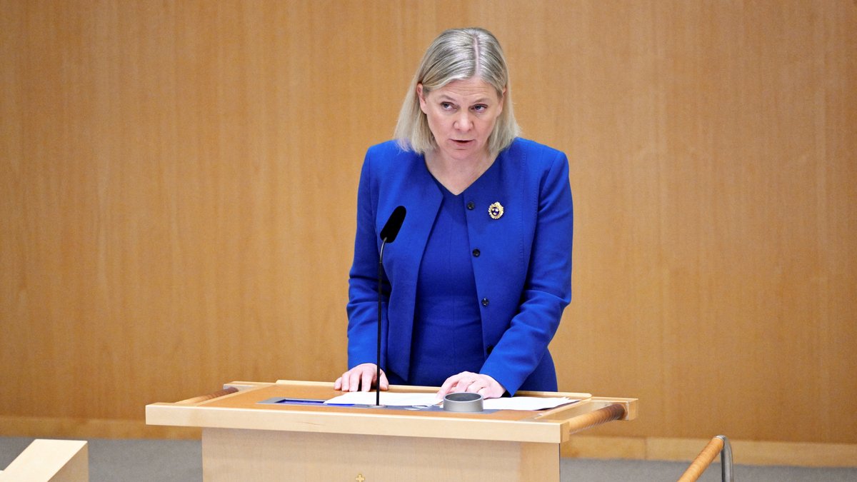 Schweden Ministerpräsidentin Magdalena Andersson