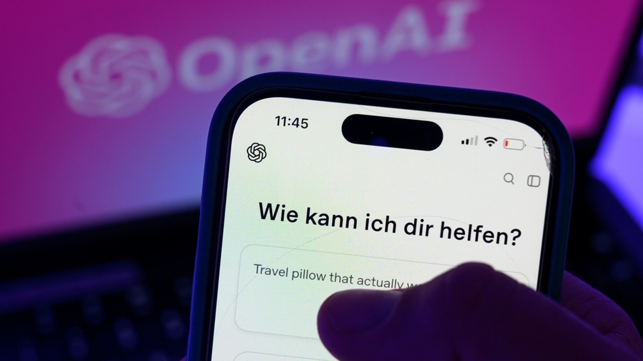Chatgpt mit dem Eingabetext: Wie kann ich dir helfen?