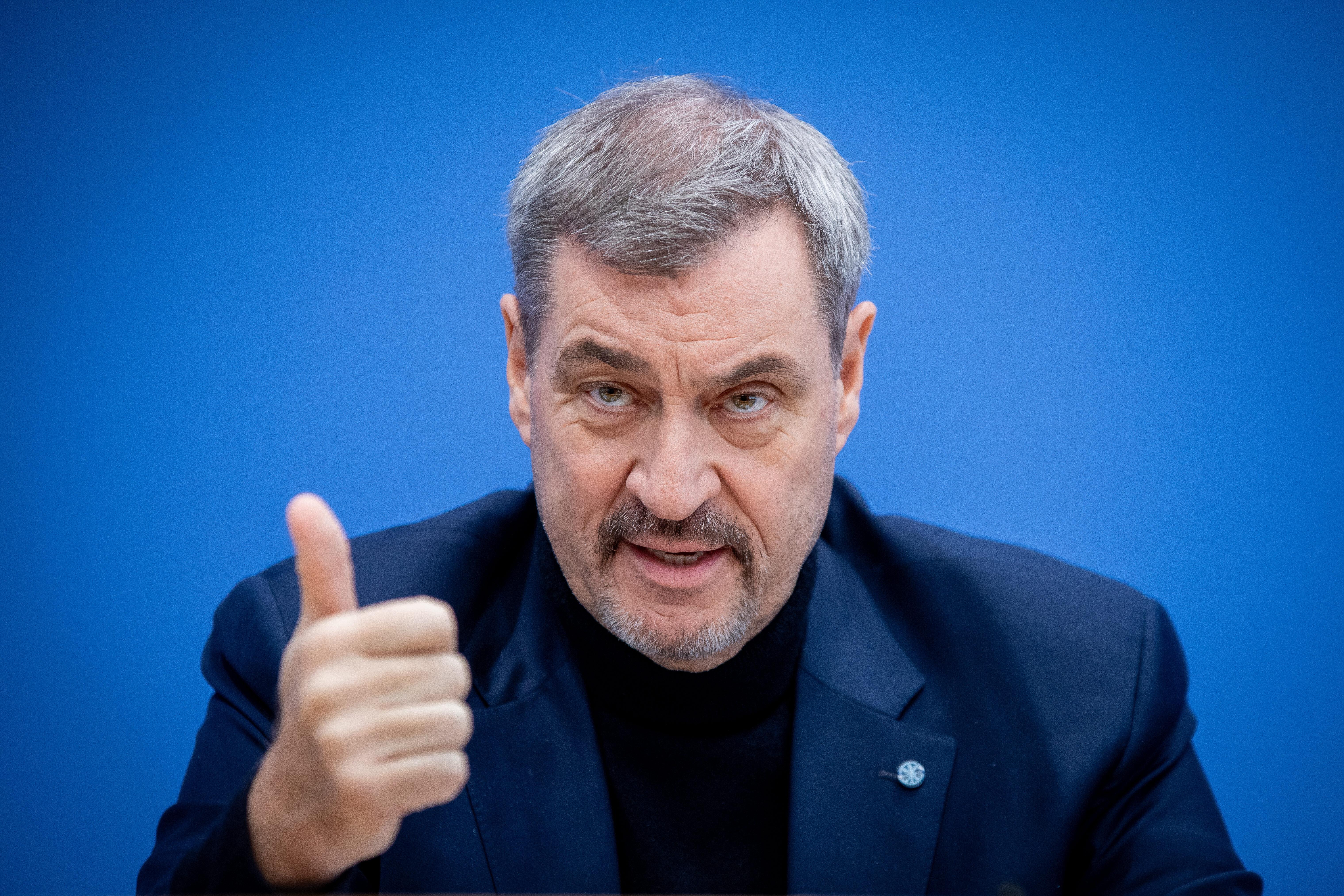 Der bayerische Ministerpräsident Markus Söder