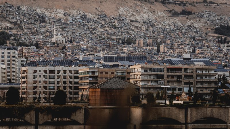 Blick auf Damaskus | Bild: pa/dpa/Florian Gaertner Blick auf Damaskus