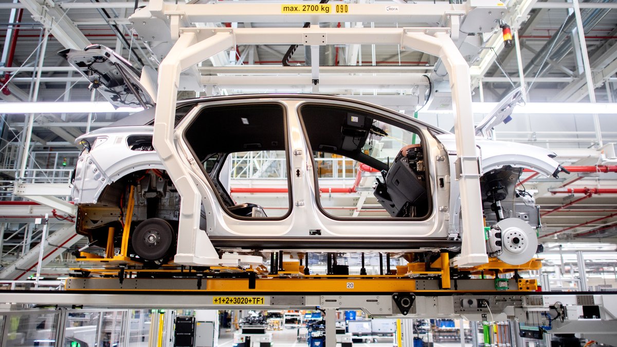 Serienfertigung des ID4: Aktuell rollt bei VW nur noch wenig