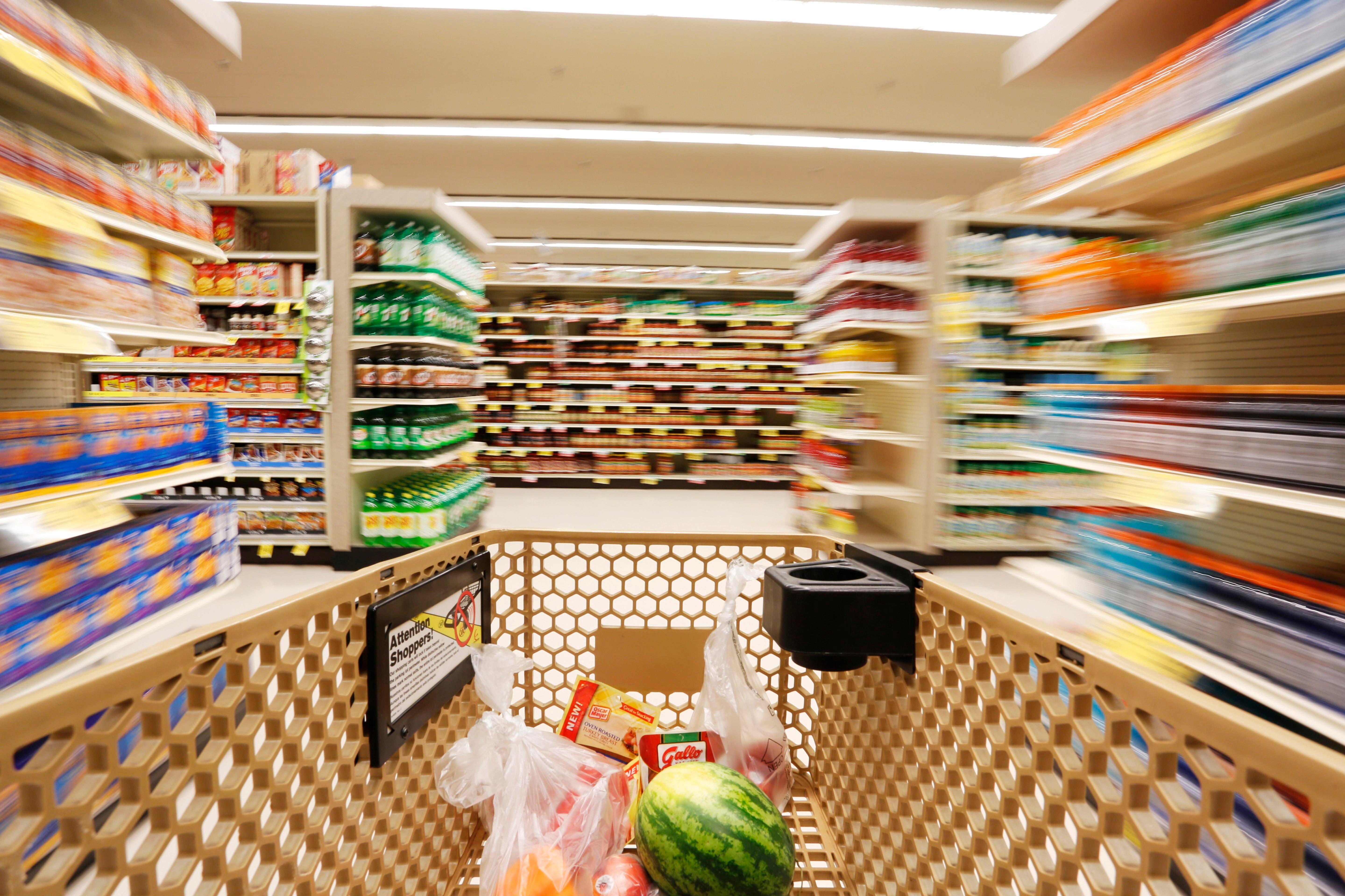 Einkaufen im Supermarkt