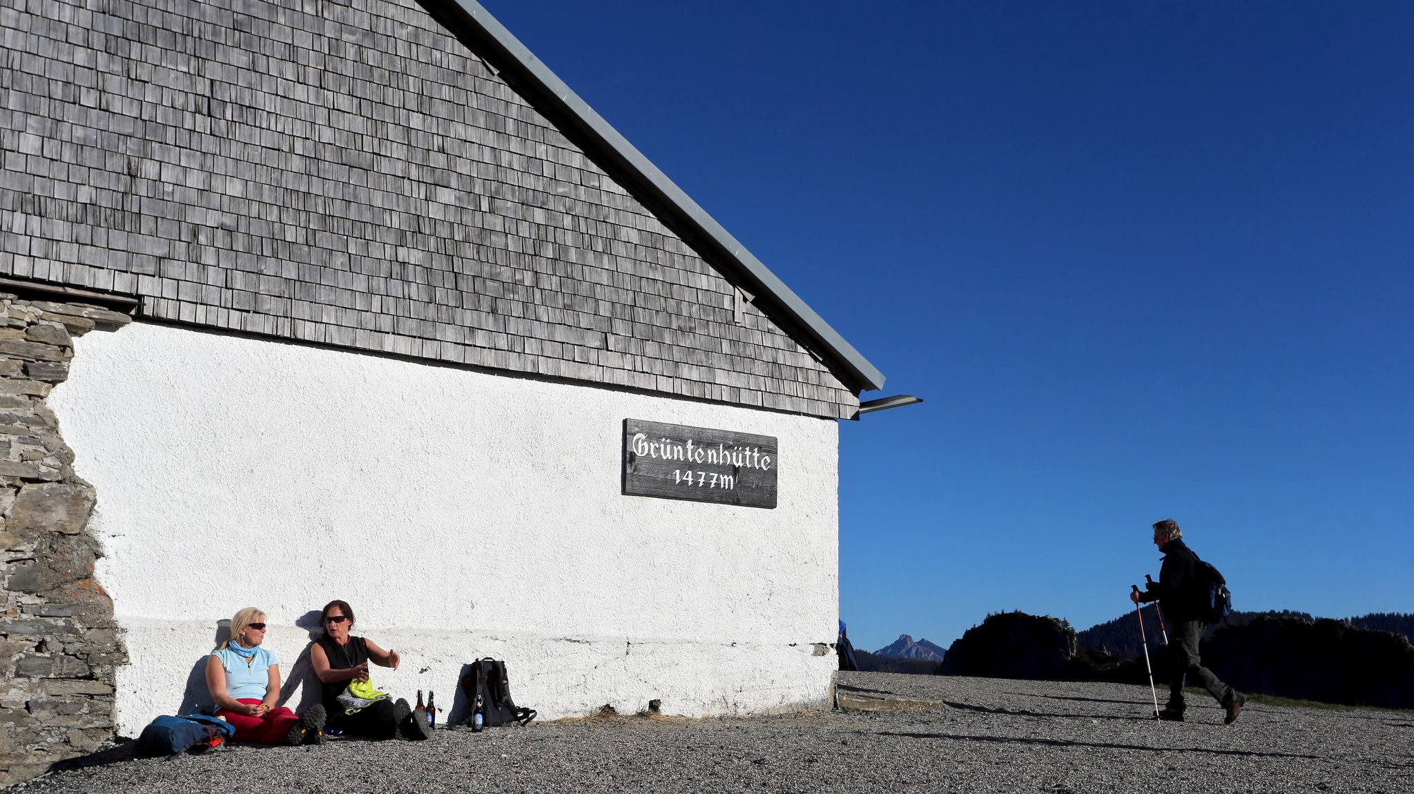 Die Grüntenhütte vor der Kernsanierung