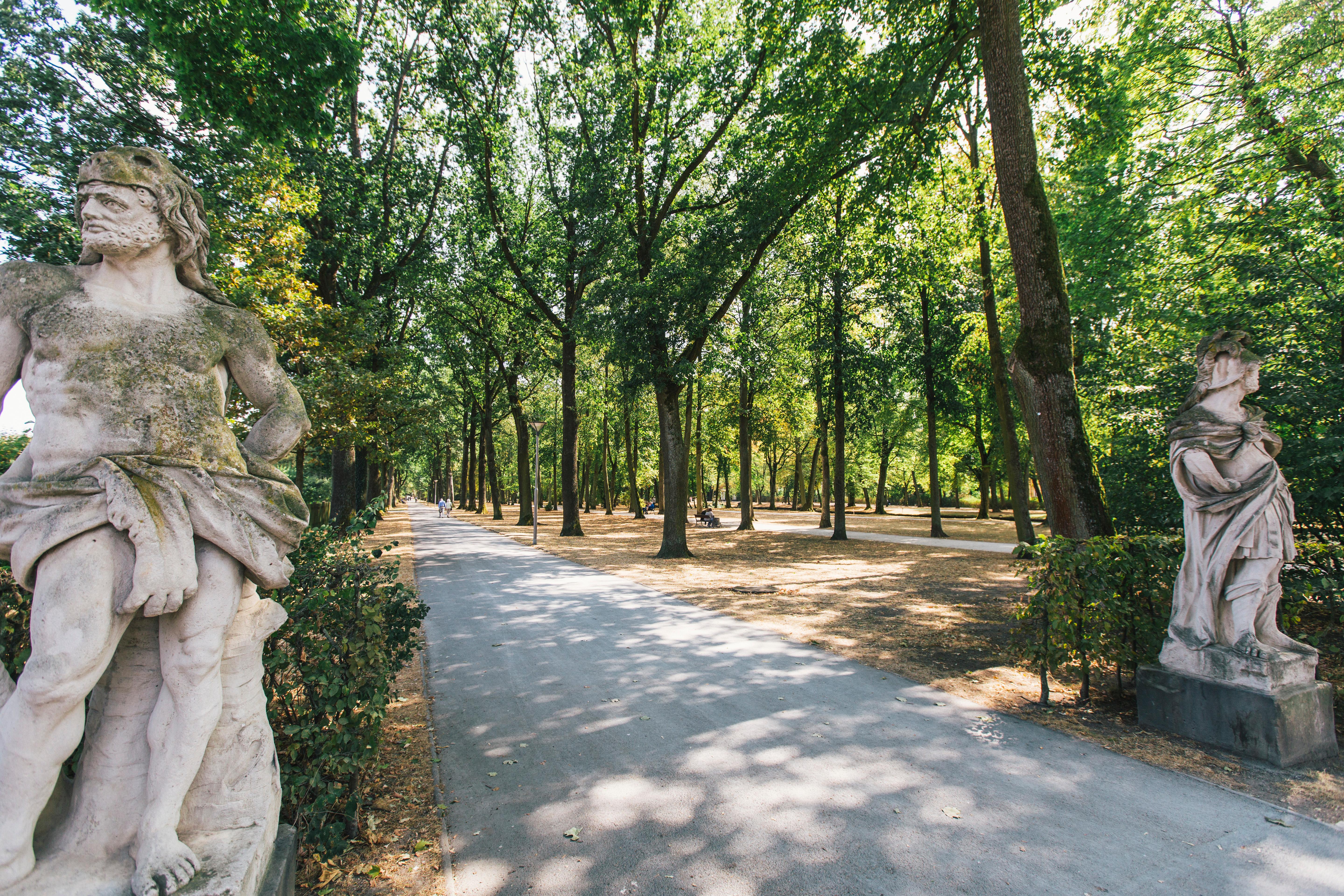 Hofgarten am Neuen Schloss in Bayreuth