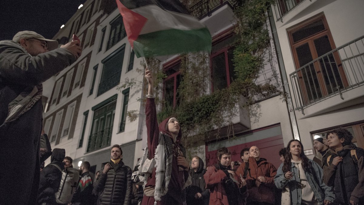 Pro-palästinensische Demonstration am 18. Oktober in Berlin.