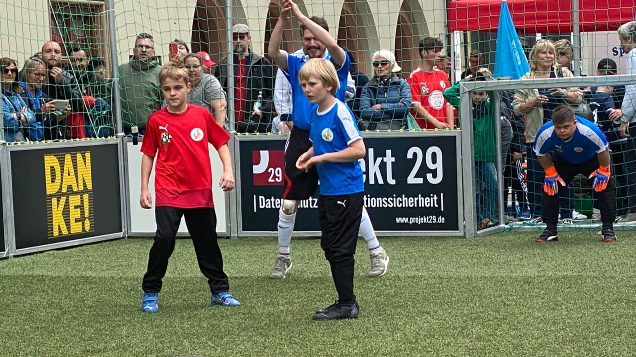 1:0 für Inklusion - Fußballturnier mitten in Landshuts Altstadt