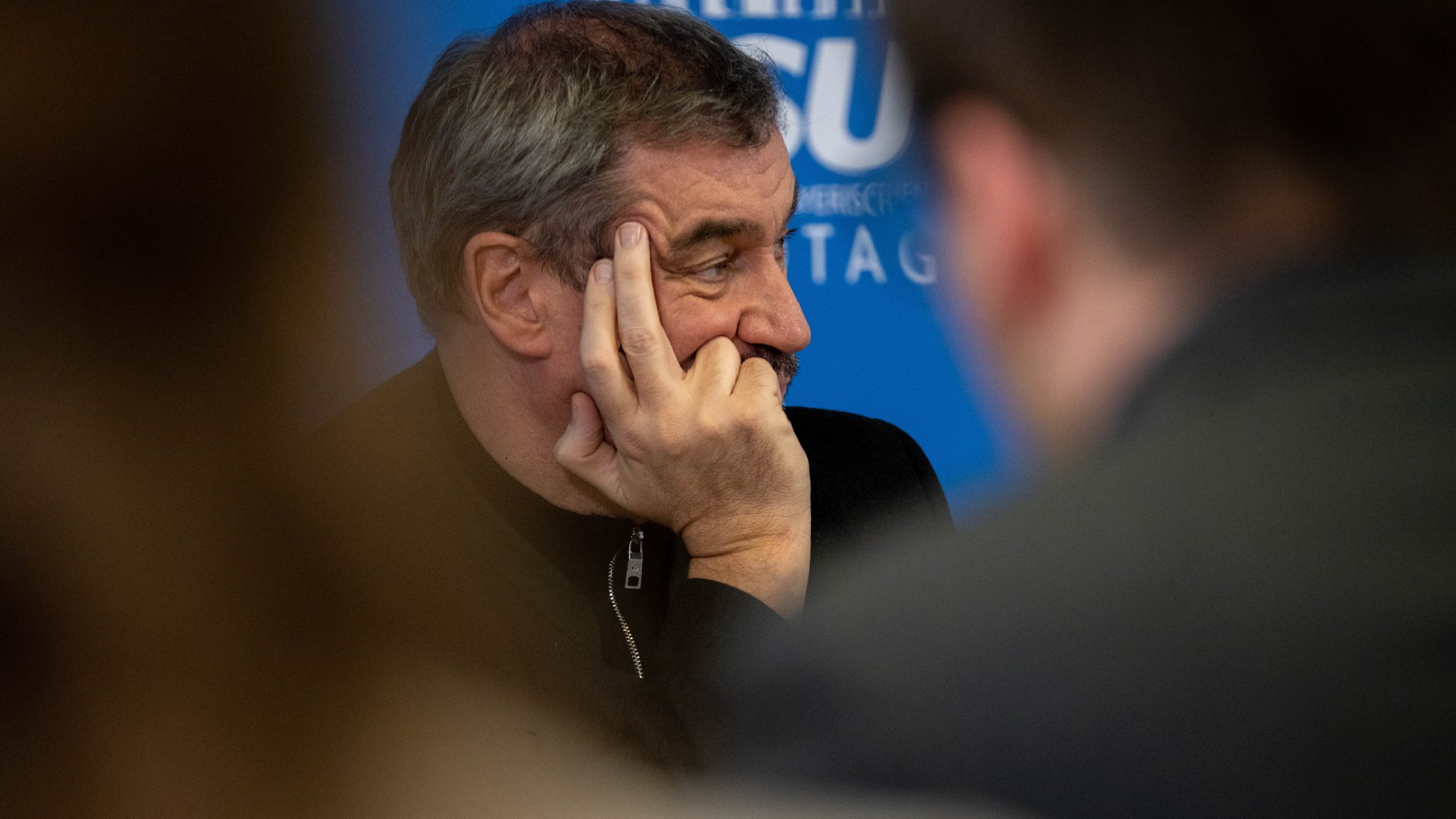 Bayerns Ministerpräsident Söder bei der CSU-Fraktionsklausur | Bild: picture alliance/dpa | Pia Bayer Bayerns Ministerpräsident Söder bei der CSU-Fraktionsklausur