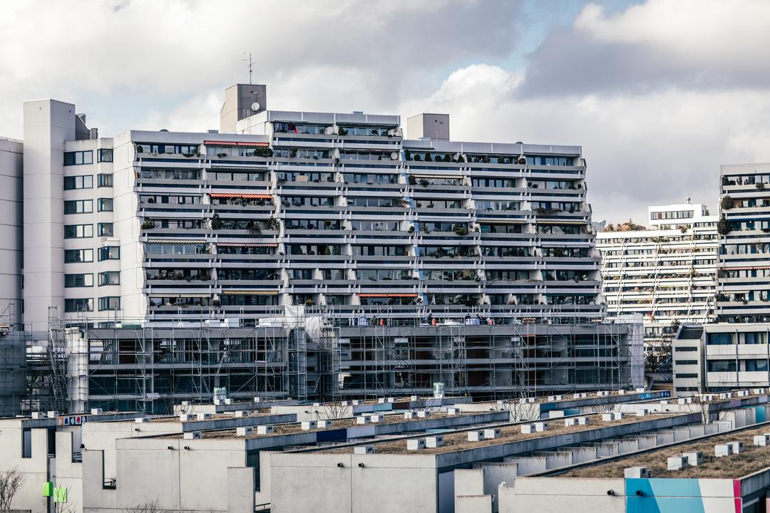 Das Olympische Dorf von 1972 in München. 
