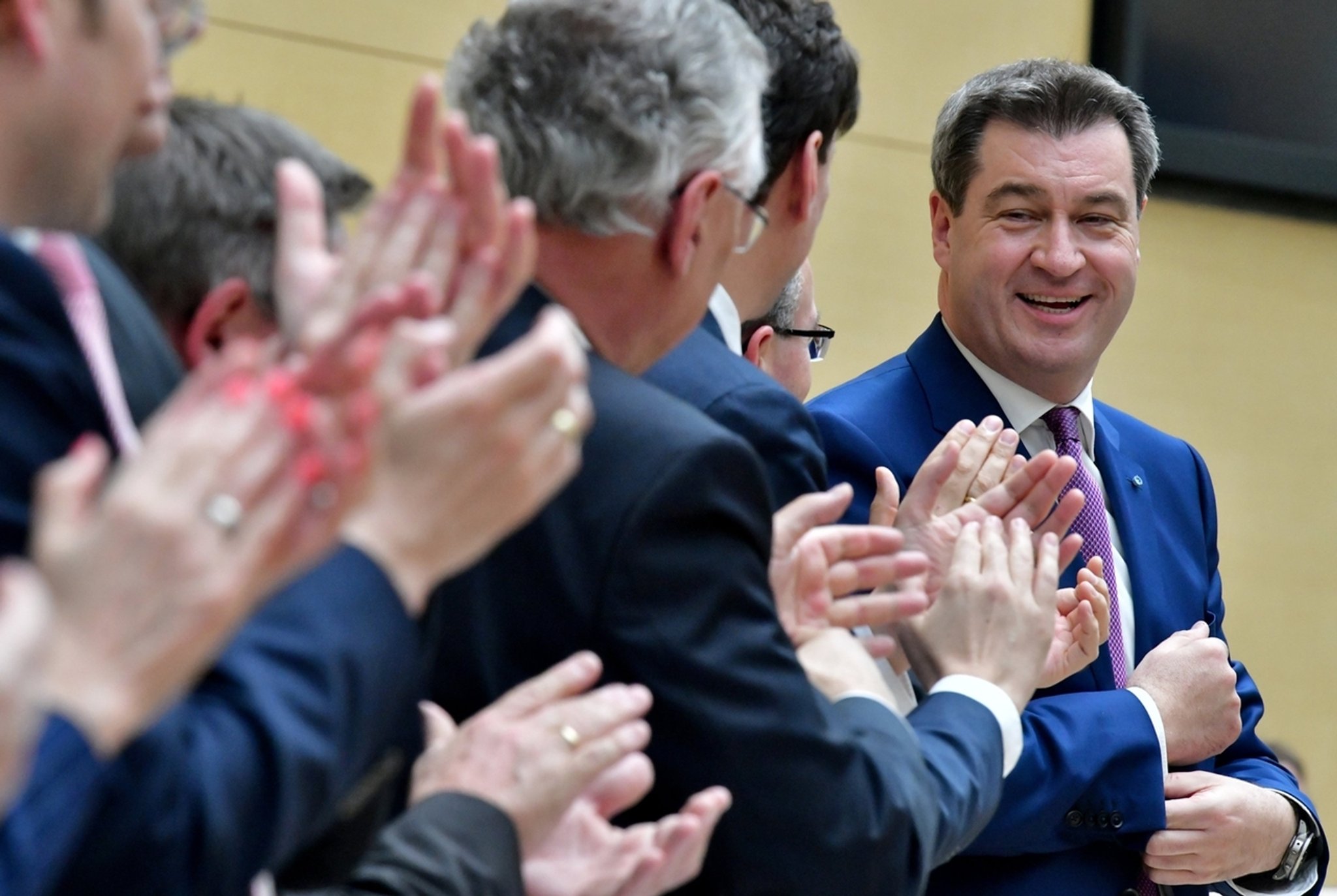 Applaus für Ministerpräsident Markus Söder