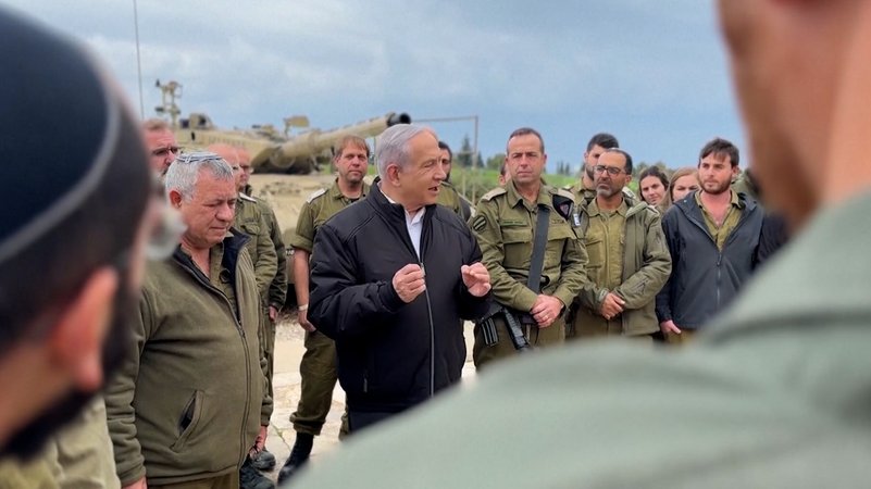 Netanjahu setzt auf vollständigen Sieg gegen die Terrororganisation Hamas.