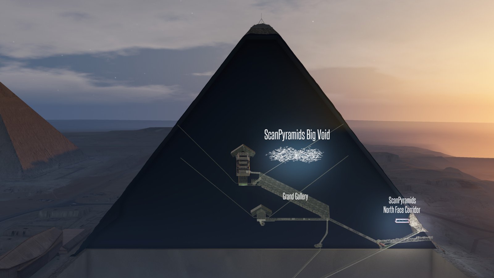 Cheops-Pyramide: Forscher entdecken riesigen Hohlraum
