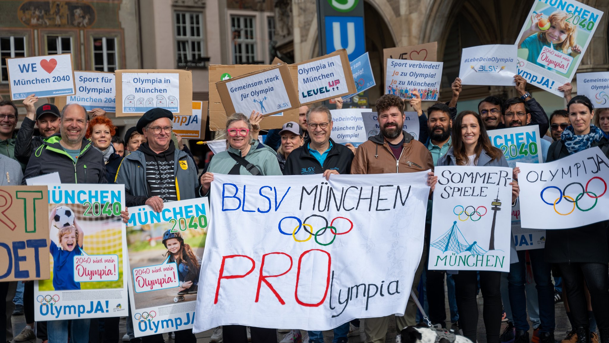 Marienplatz für die geplante Olympia-Bewerbung 