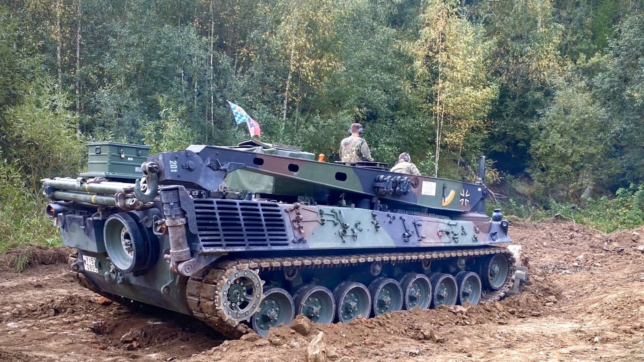 Rettung der Gelbbauchunke: Panzer fahren für den Artenschutz