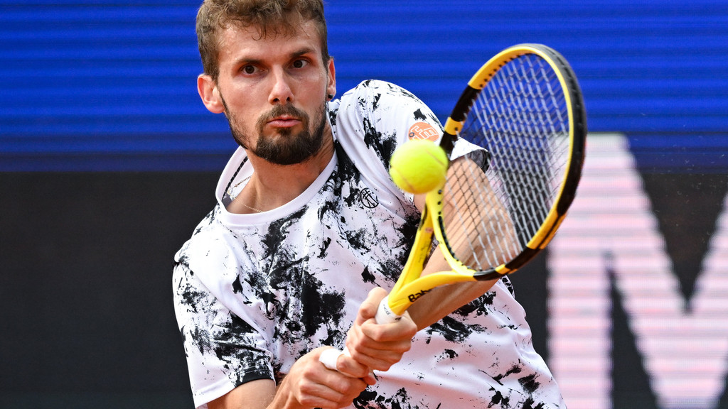 Tennis: ATP-Tour - München Viertelfinale. Otte (Deutschland) - Tabilo (Chile) | Bild: dpa-Bildfunk/Sven Hoppe Tennis: ATP-Tour - München Viertelfinale. Otte (Deutschland) - Tabilo (Chile)