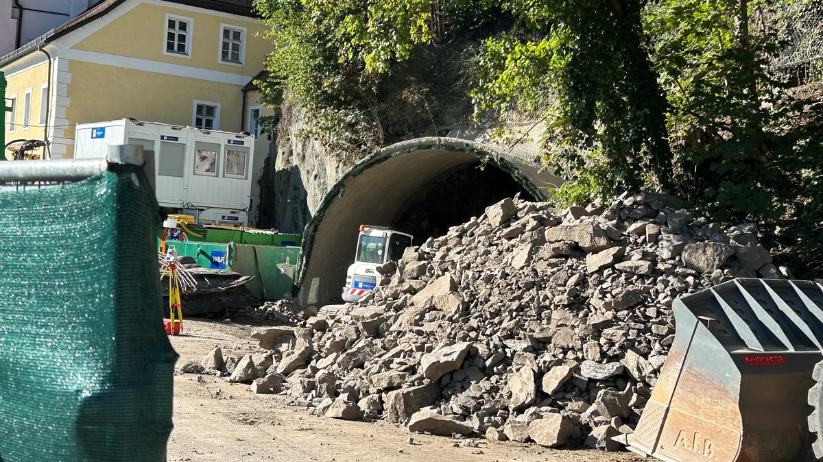 Tunnelbau in Passau: Erste Sprengungen am Georgsberg