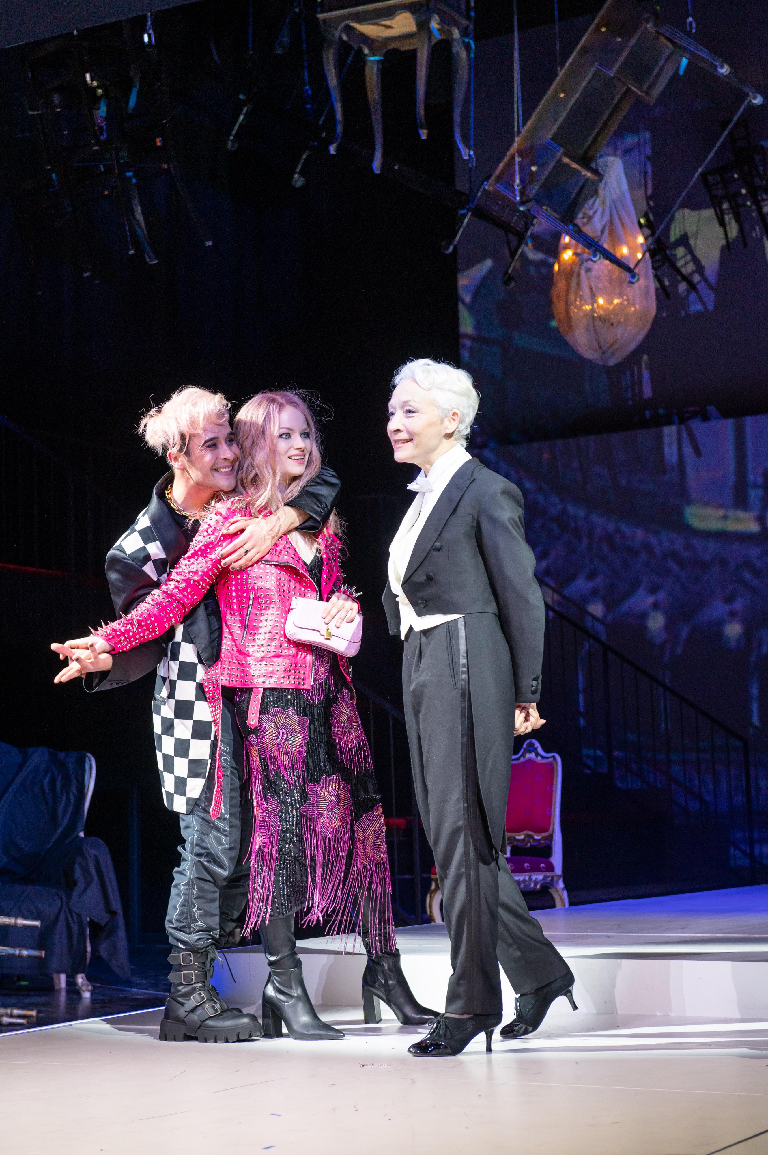 Mozart, seine Frau Constanze und Salieri 