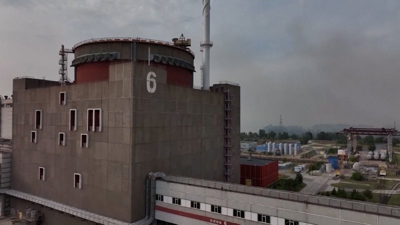 Das Atomkraftwerk Saporischschja im Südosten der Ukraine.
