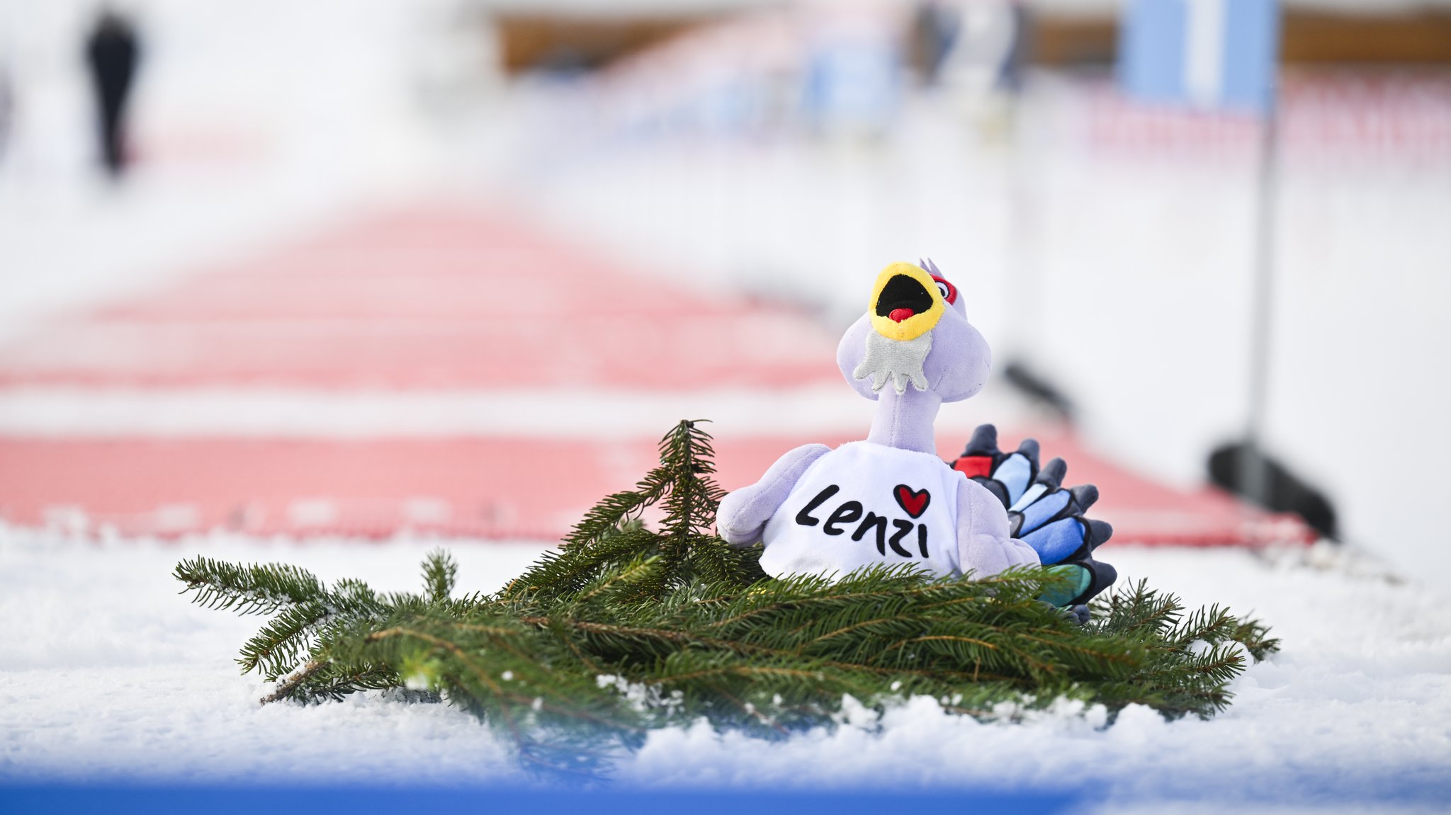 Lenzi, Maskottchen der Biathlon-WM in Lenzerheide