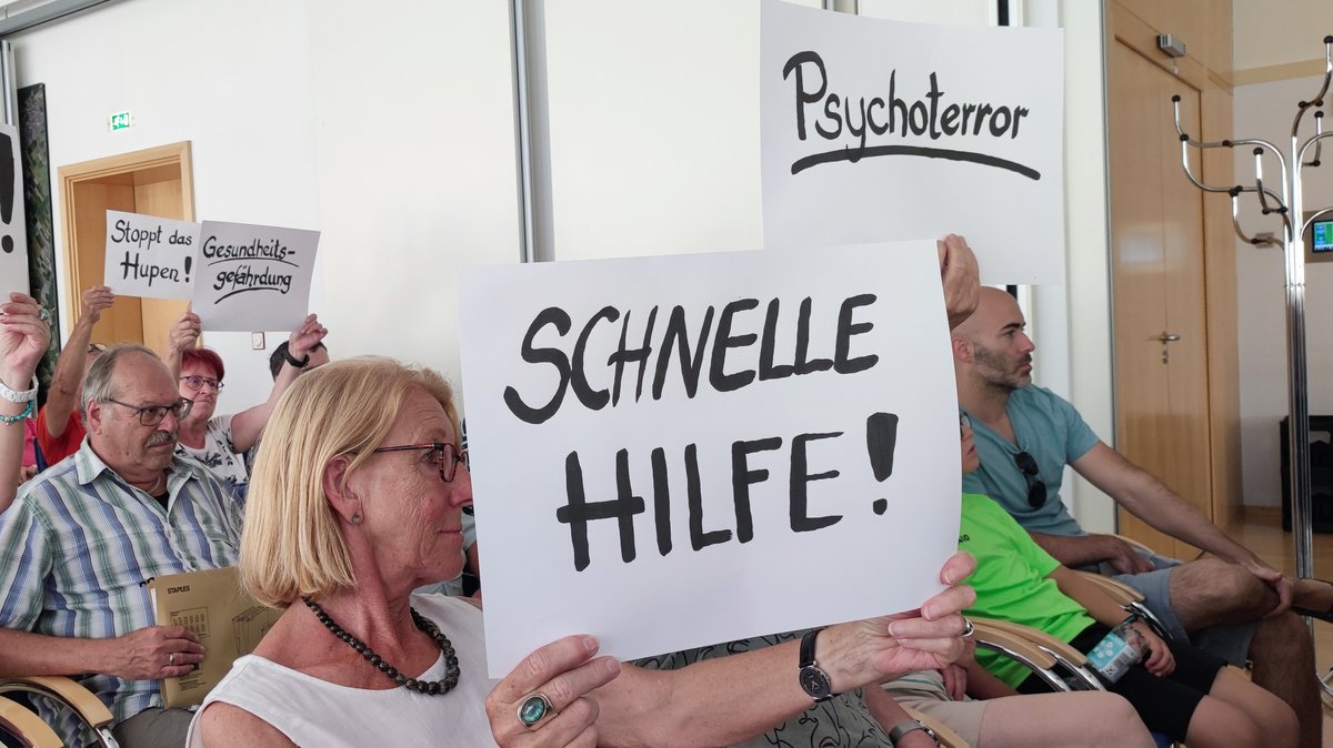 Die Anwohnerinnen und Anwohner in Gerlenhofen sind verärgert.