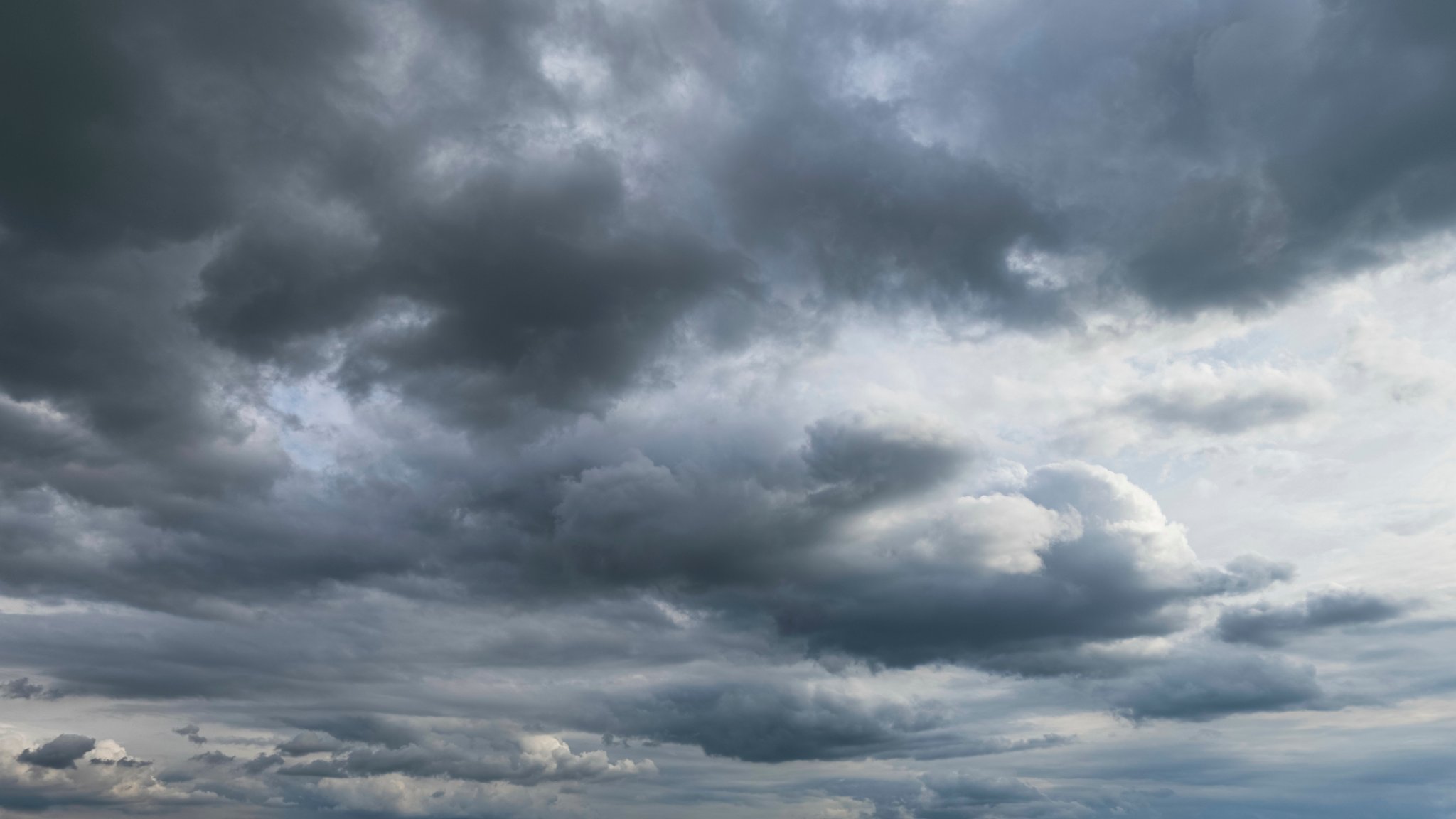 Gewitterwolken am Himmen