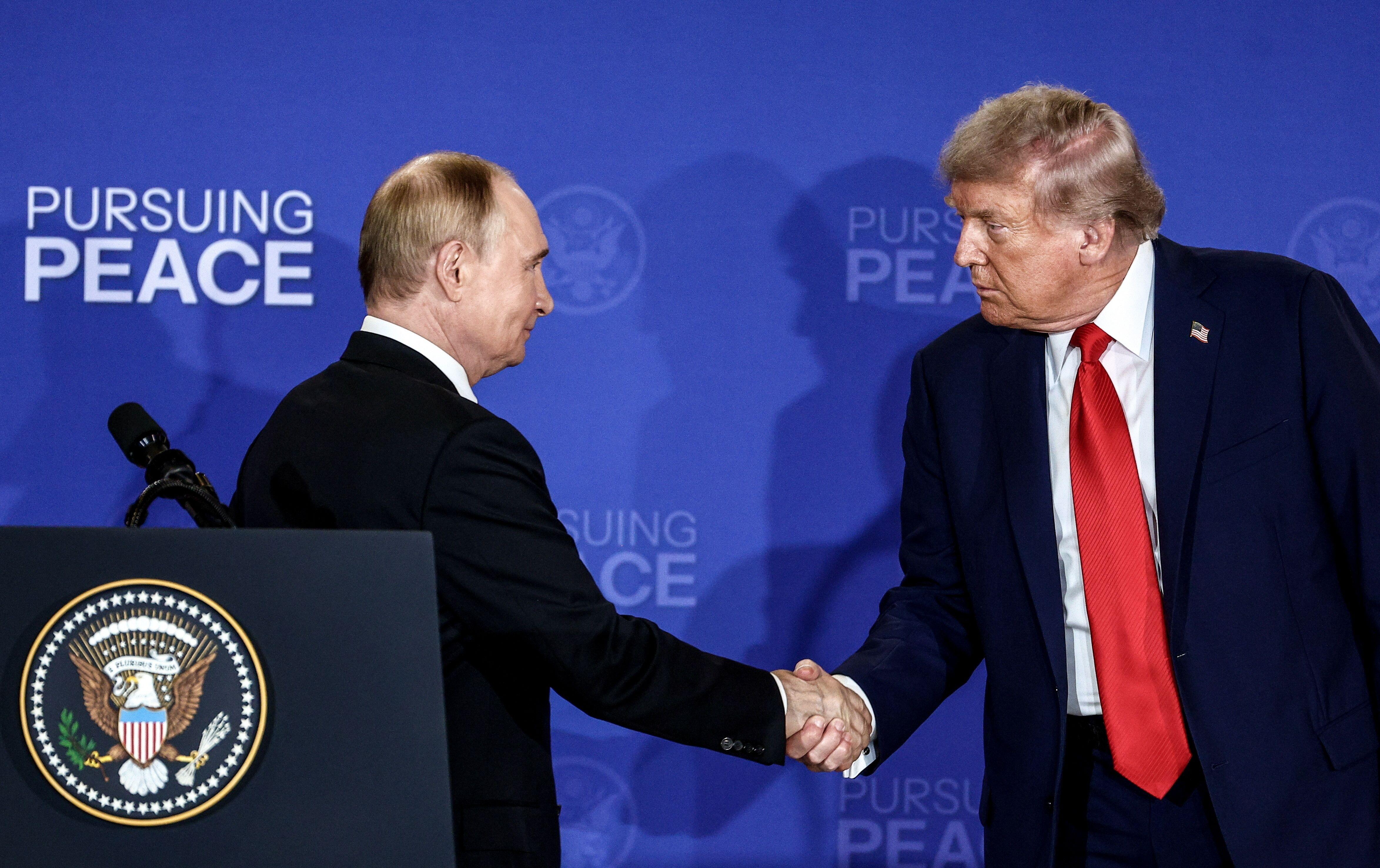 Bei der Begegnung am 16. August 2025 in Anchorage