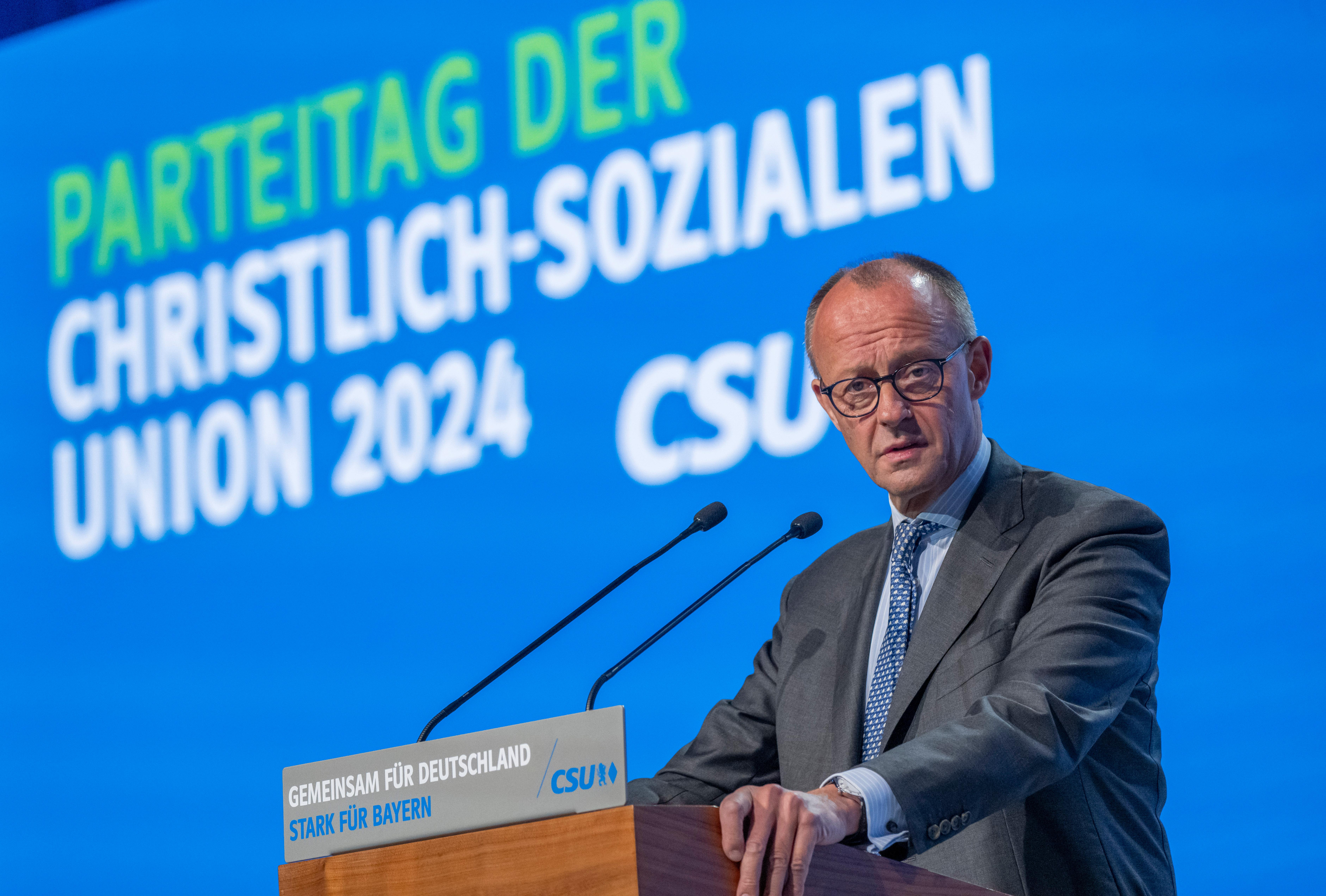 Friedrich Merz bei der CSU