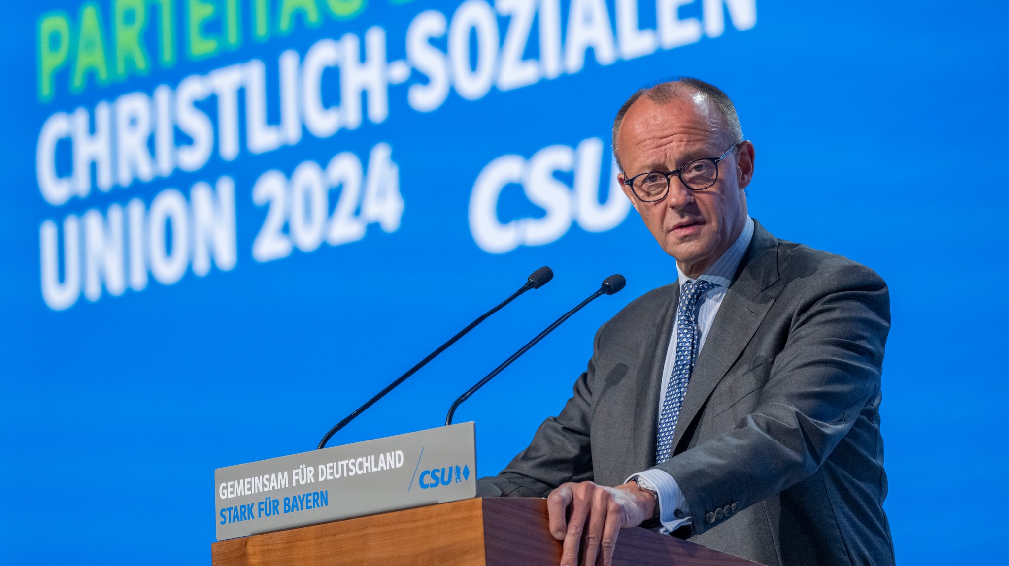 Friedrich Merz bei der CSU