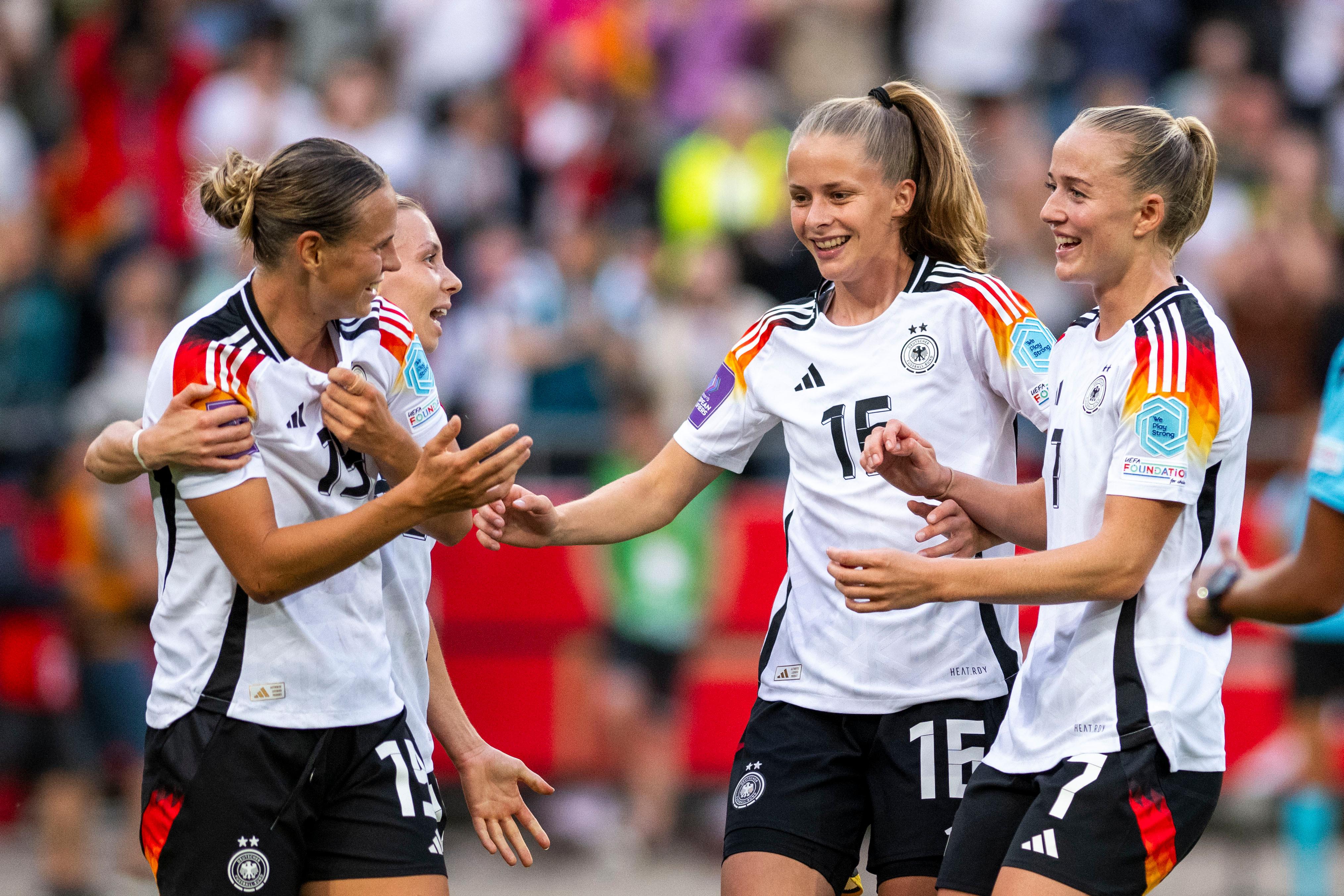 Jubel bei den DFB-Frauen