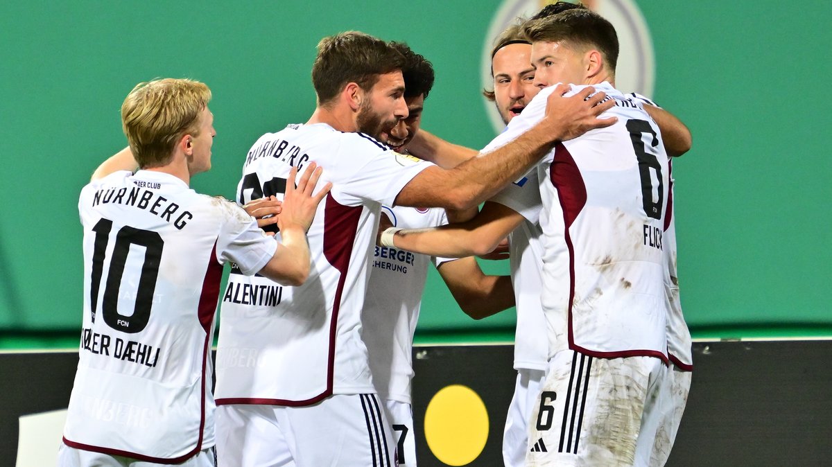 DFB-Pokal-Achtelfinale: 1. FC Nürnberg trifft auf Kaiserslautern