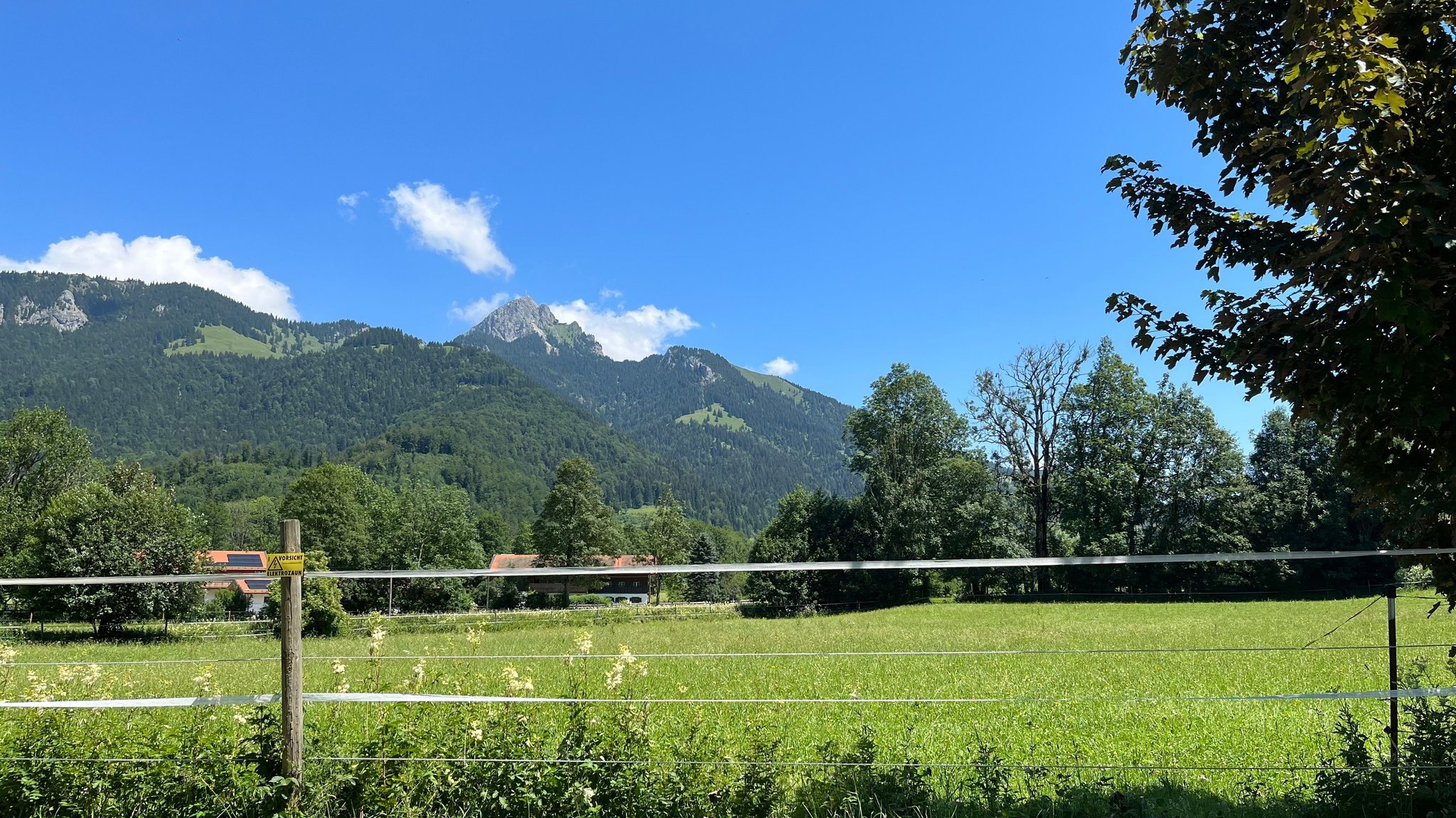 Der Wendelstein von unten - von Geitau aus 