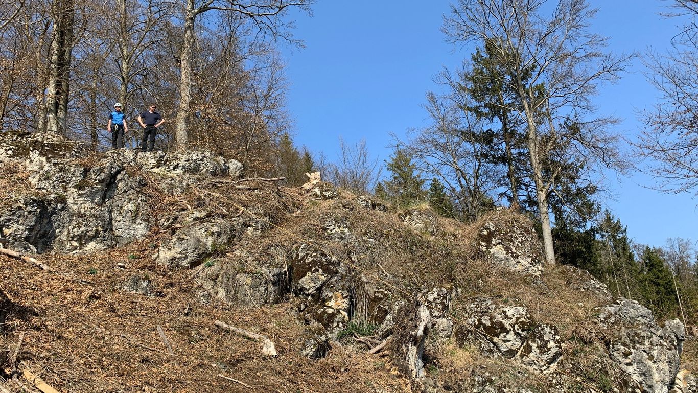 Hier wird nach sterblichen Überresten der vermissten Sonja Engelbrecht gesucht.