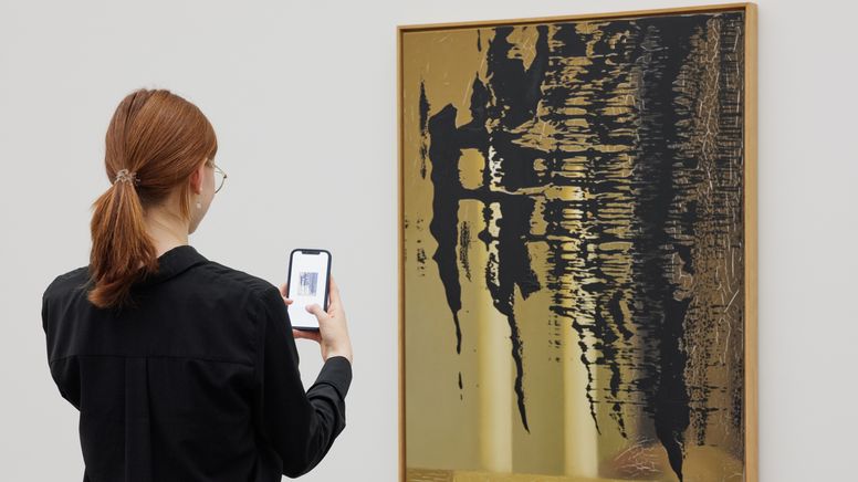 In der Ausstellung "Gerhard Richter, On Display", Neues Museum Nürnberg | Bild:© Gerhard Richter 2024 (22022024) · Foto: Neues Museum (Annette Kradisch)