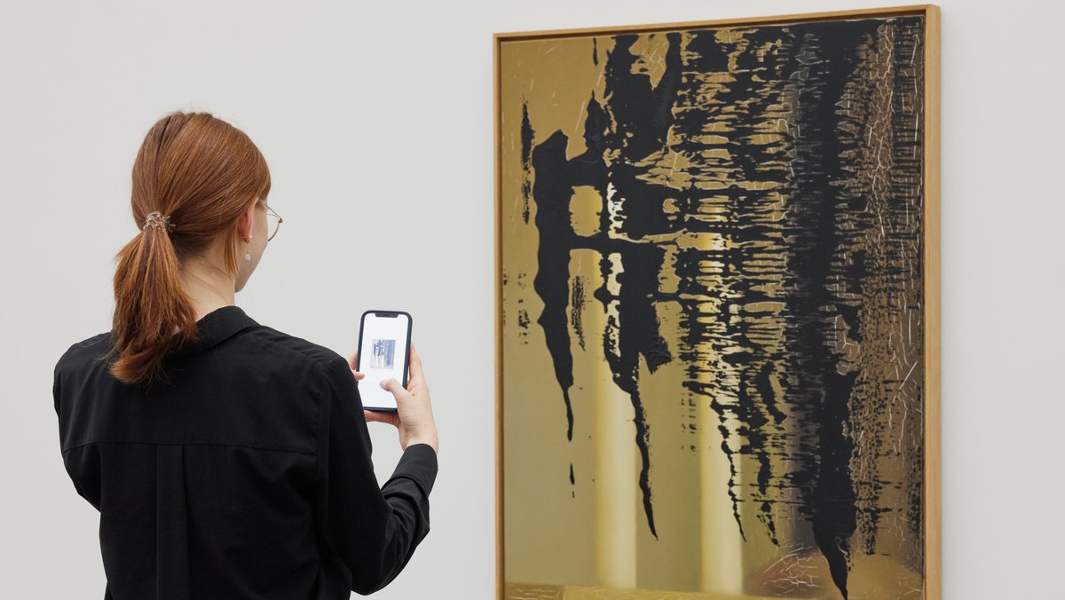 In der Ausstellung "Gerhard Richter, On Display", Neues Museum Nürnberg