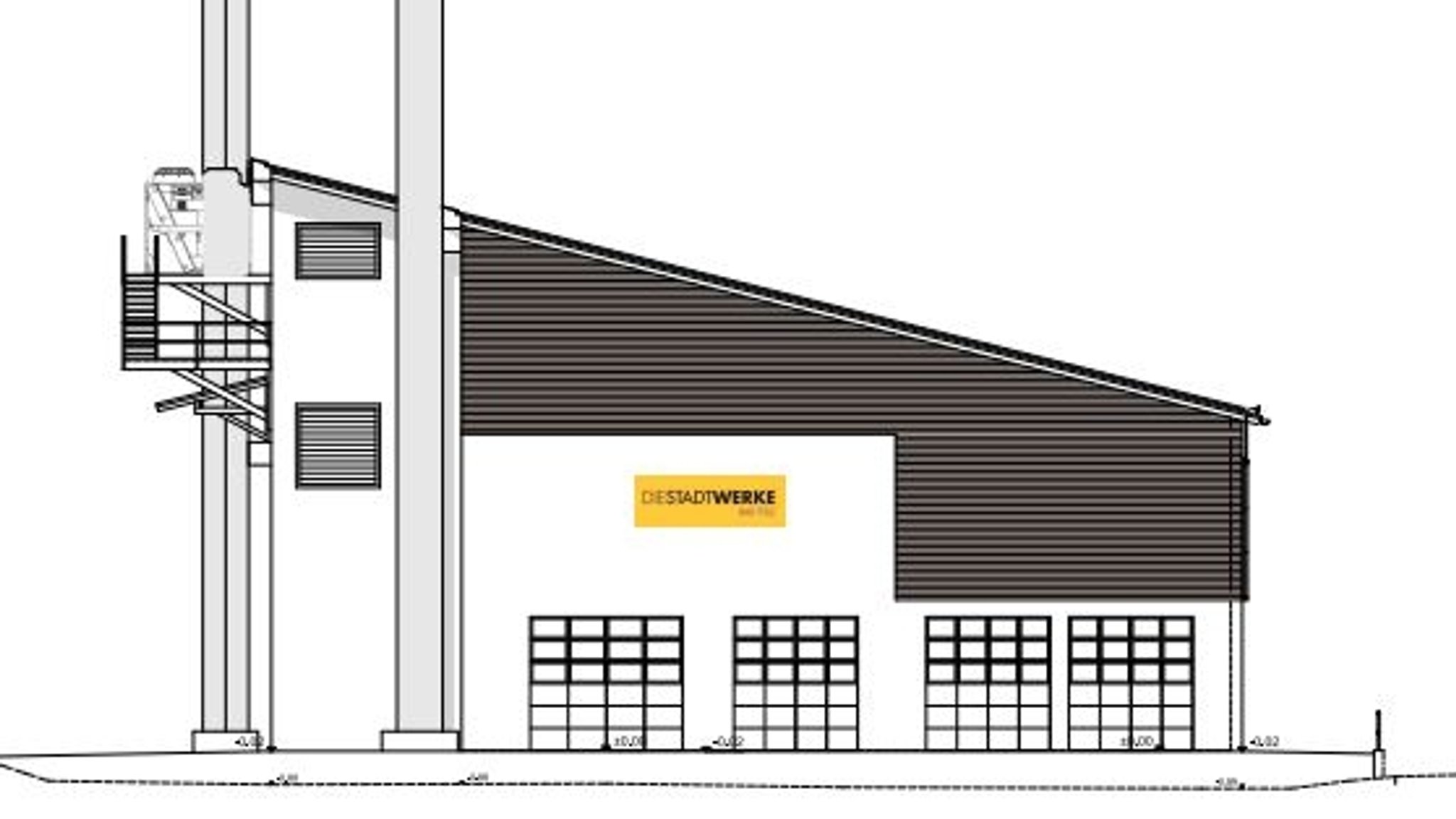 So wird sie aussehen, die neue Wärme-Energie-Zentrale in Bad Tölz.