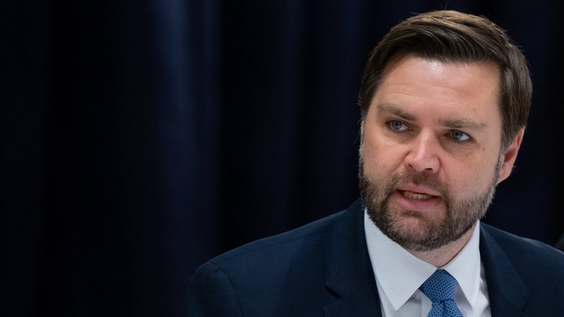 J.D. Vance, Vizepräsident der Vereinigten Staaten von Amerika. | Bild: dpa-Bildfunk/Sven Hoppe J.D. Vance, Vizepräsident der Vereinigten Staaten von Amerika.