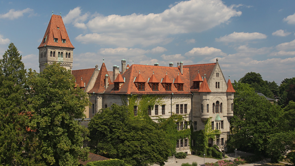 Blick auf das Schloss Faber Castell