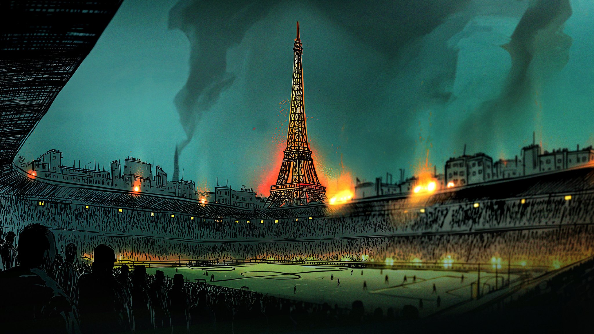 Terror. Fußball. Paris 2015 – Die Nationalmannschaft im Visier | Bild: Oli Monn/Stereo Films /BR Terror. Fußball. Paris 2015 – Die Nationalmannschaft im Visier