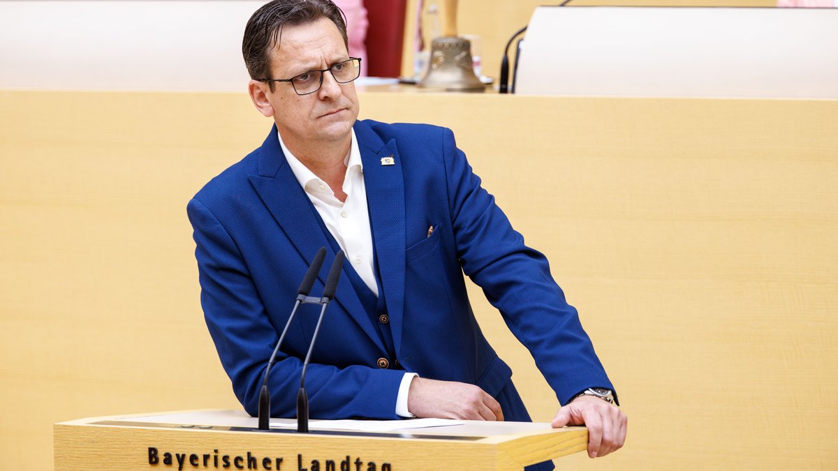 Dieter Arnold (AfD) spricht in der 16. Plenarsitzung des Bayerischen Landtags