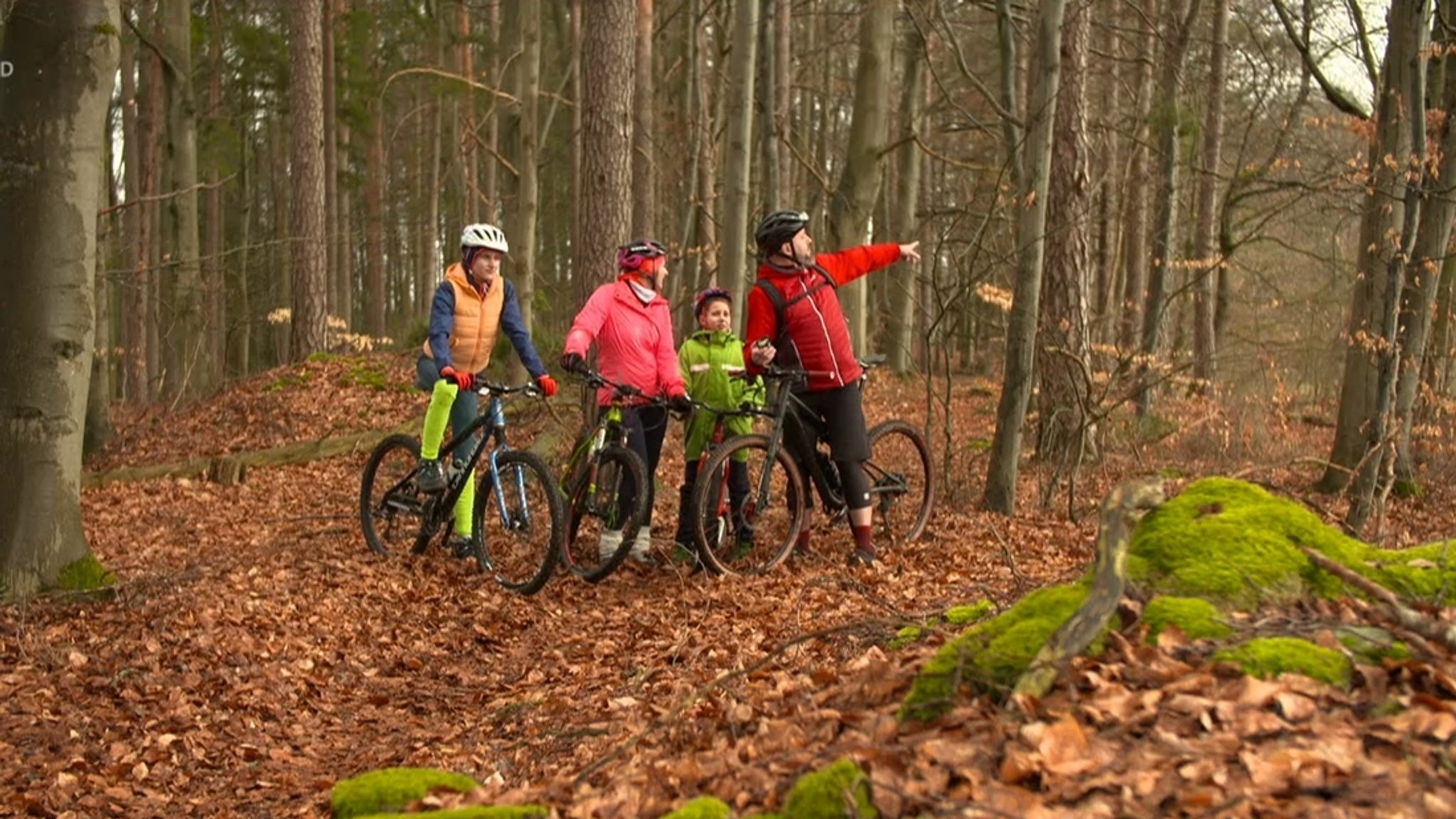 Radtour im Naturpark fränkische Schweiz.