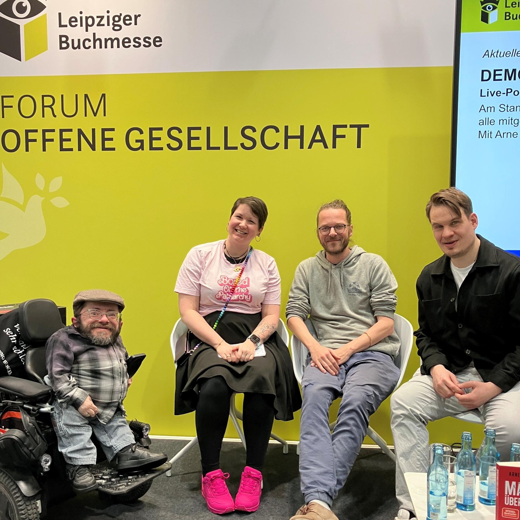 Demokratie - Nicht ohne uns! Von der Leipziger Buchmesse