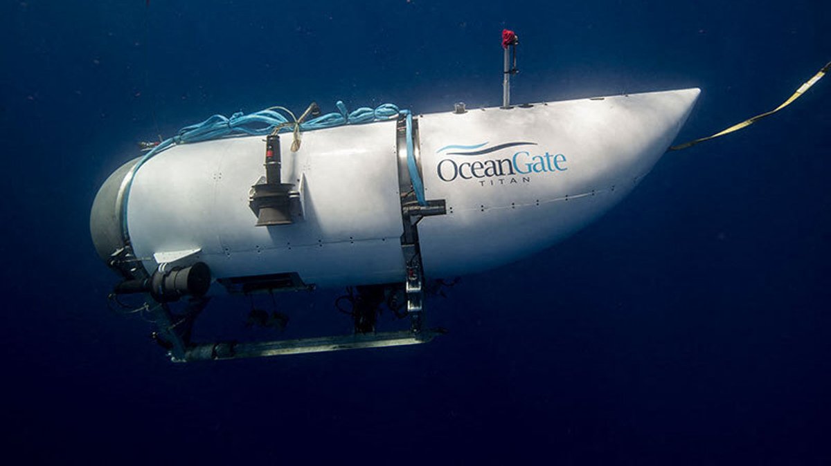 Eine undatierte Aufnahme des vermissten U-Boots "Titan" (Archivbild)