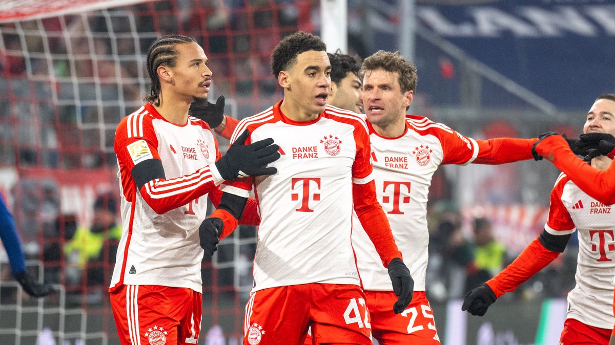 Jamal Musiala (M.) war der Matchwinner