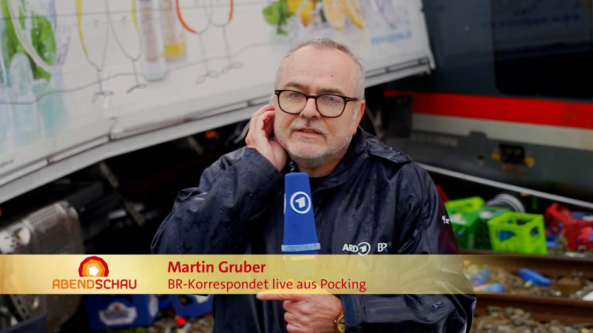 BR-Korrespondent Martin Gruber live aus Pocking