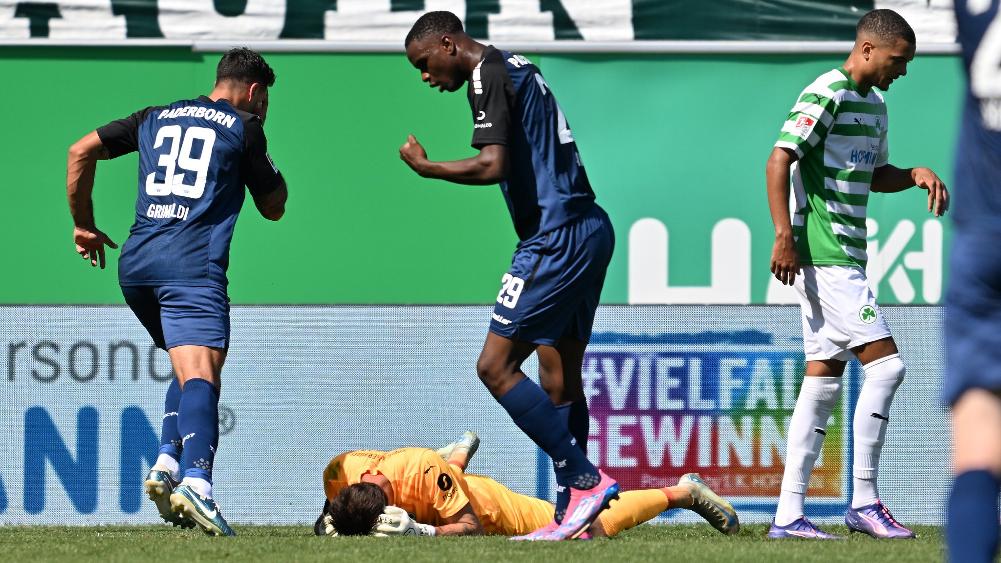 Paderborn gleicht aus, Fürth ist entsetzt