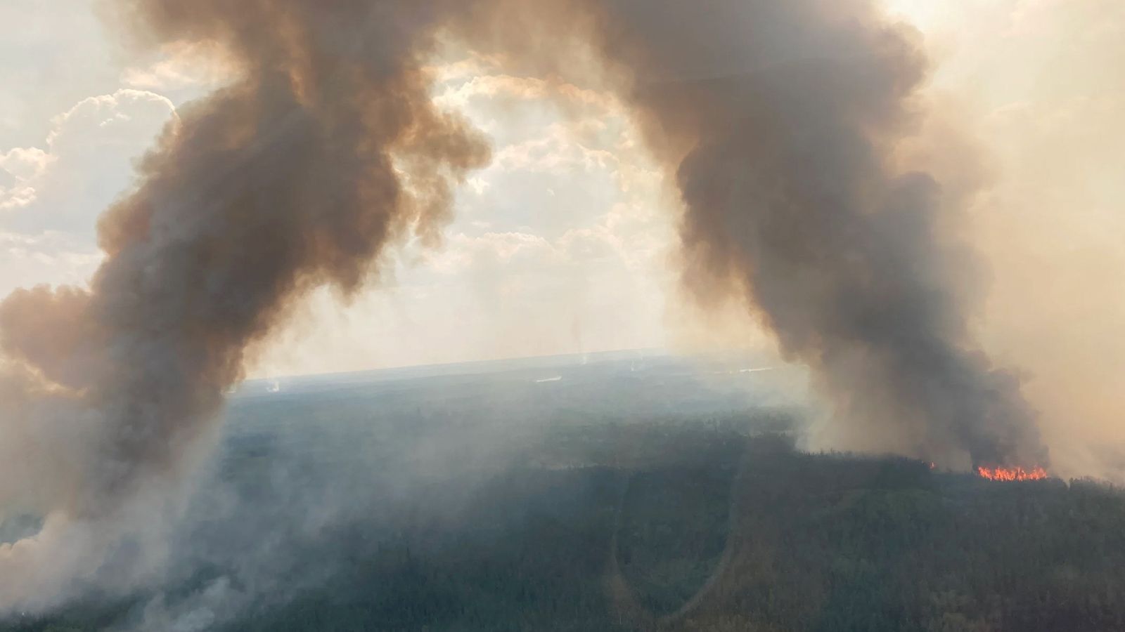 Bosbranden in Canada: rookpluimen bereiken Duitsland